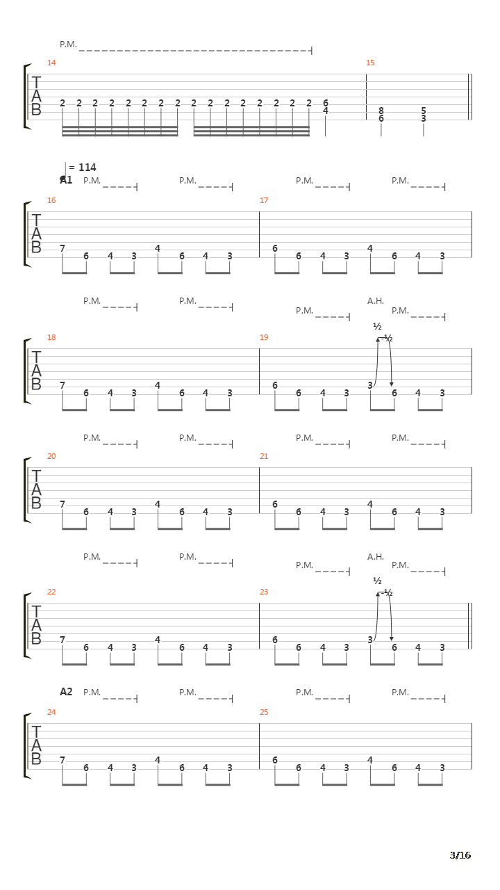 The Bloodlands吉他谱