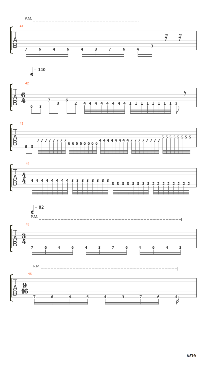 The Bloodlands吉他谱