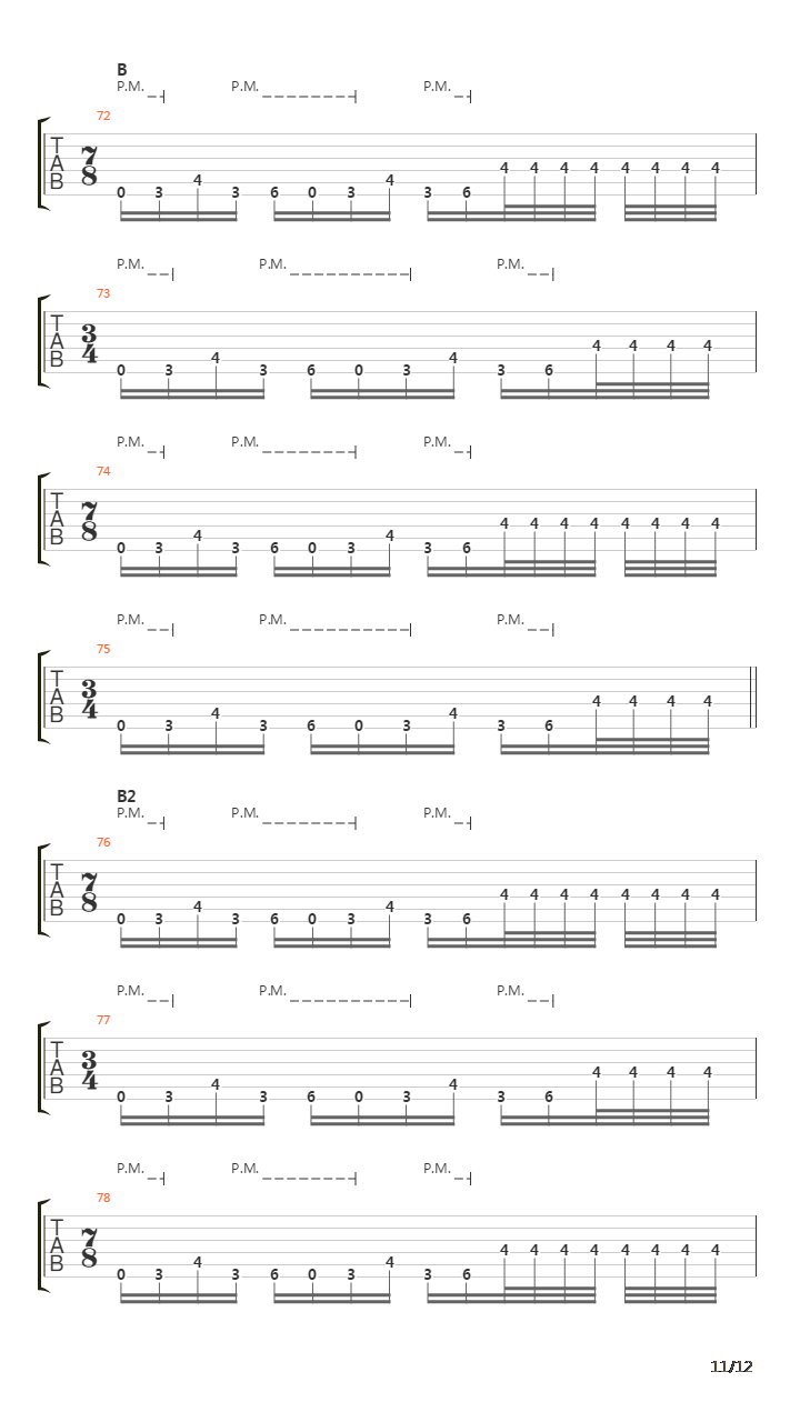 The Discipline Of Revenge吉他谱