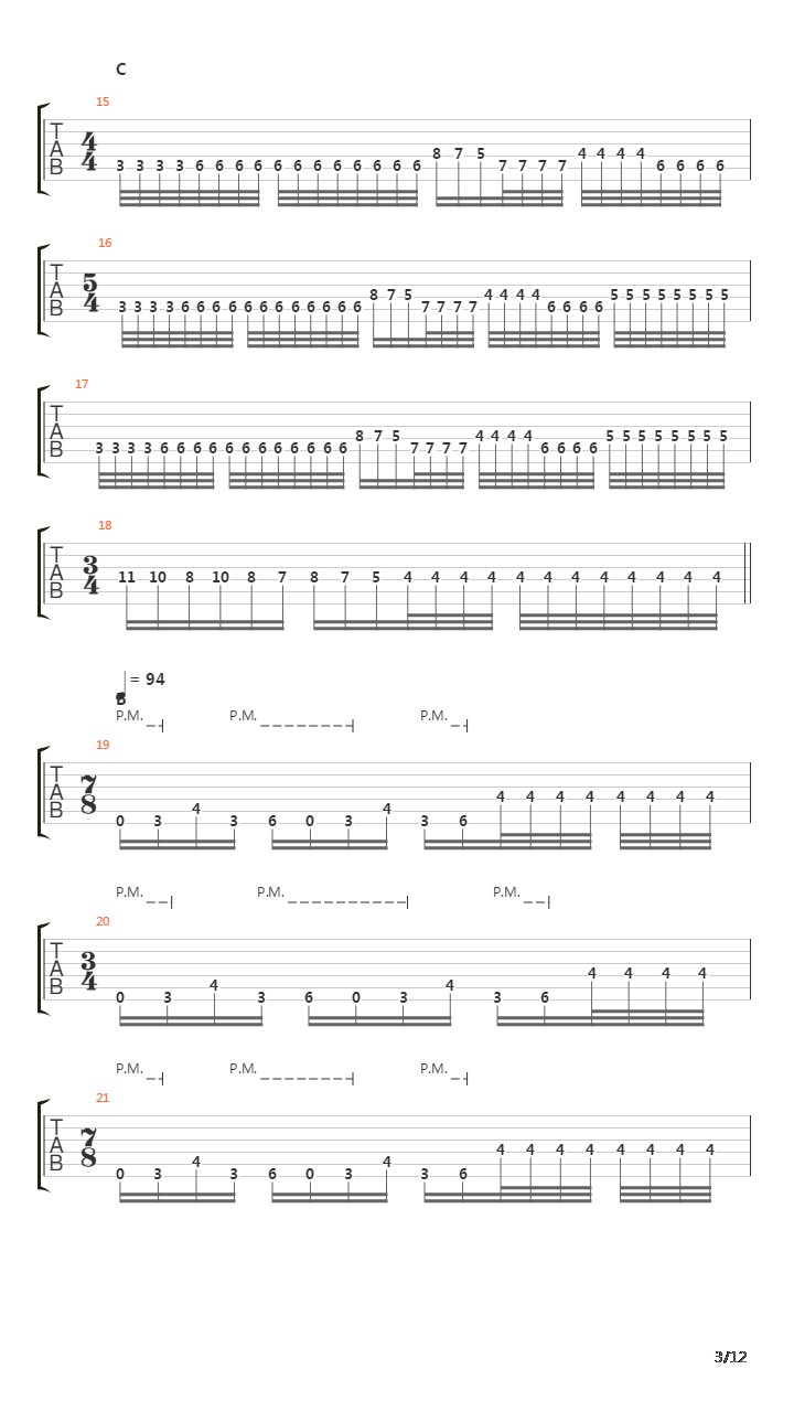 The Discipline Of Revenge吉他谱