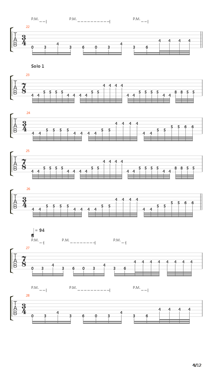 The Discipline Of Revenge吉他谱