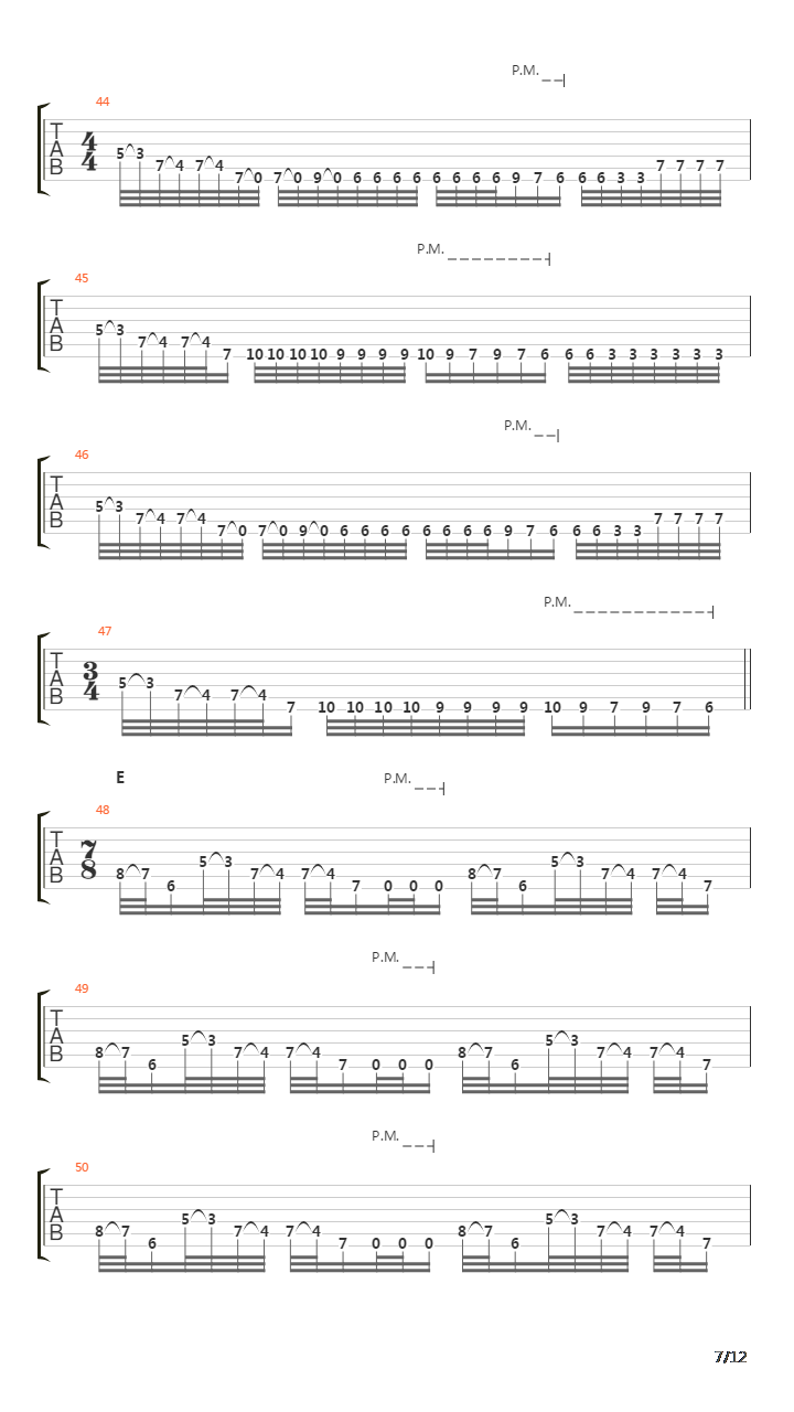 The Discipline Of Revenge吉他谱