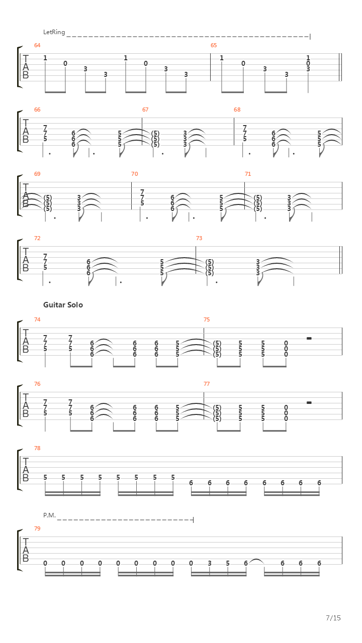 Bat Country(10)吉他谱