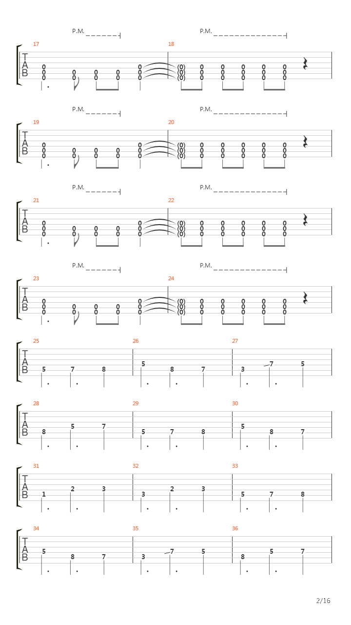 Chapter Four吉他谱