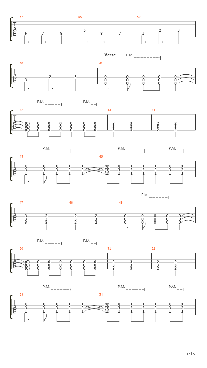 Chapter Four吉他谱