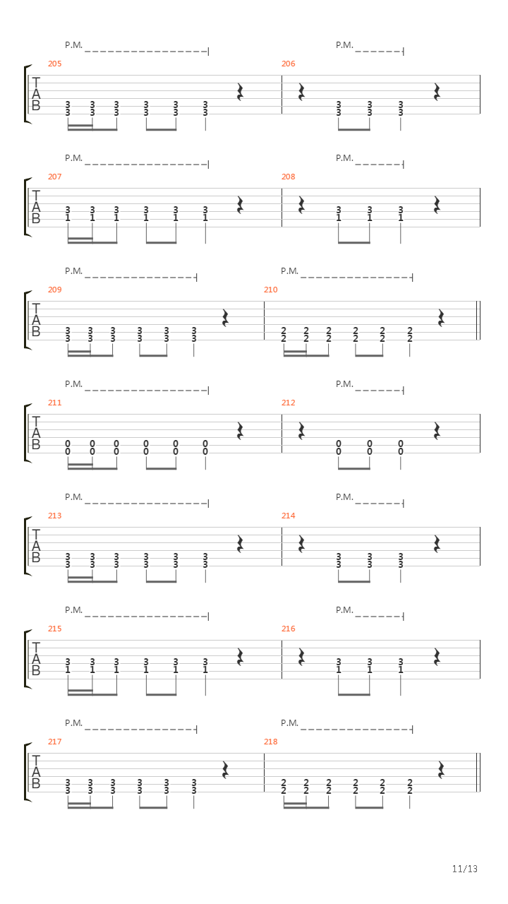 Chapter Four吉他谱