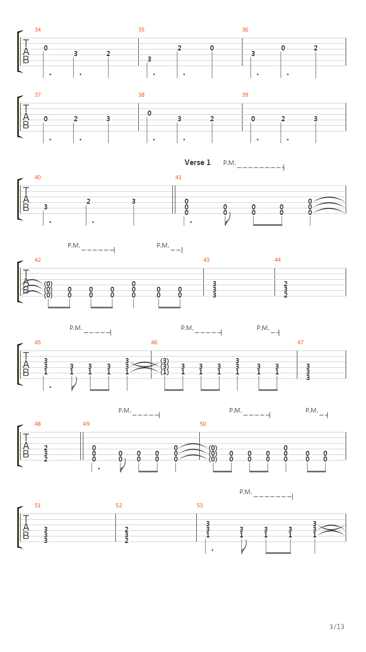 Chapter Four吉他谱