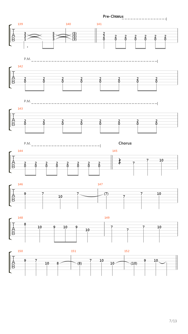 Chapter Four吉他谱