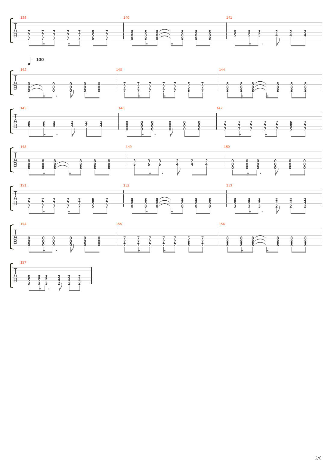 Chapter Four吉他谱