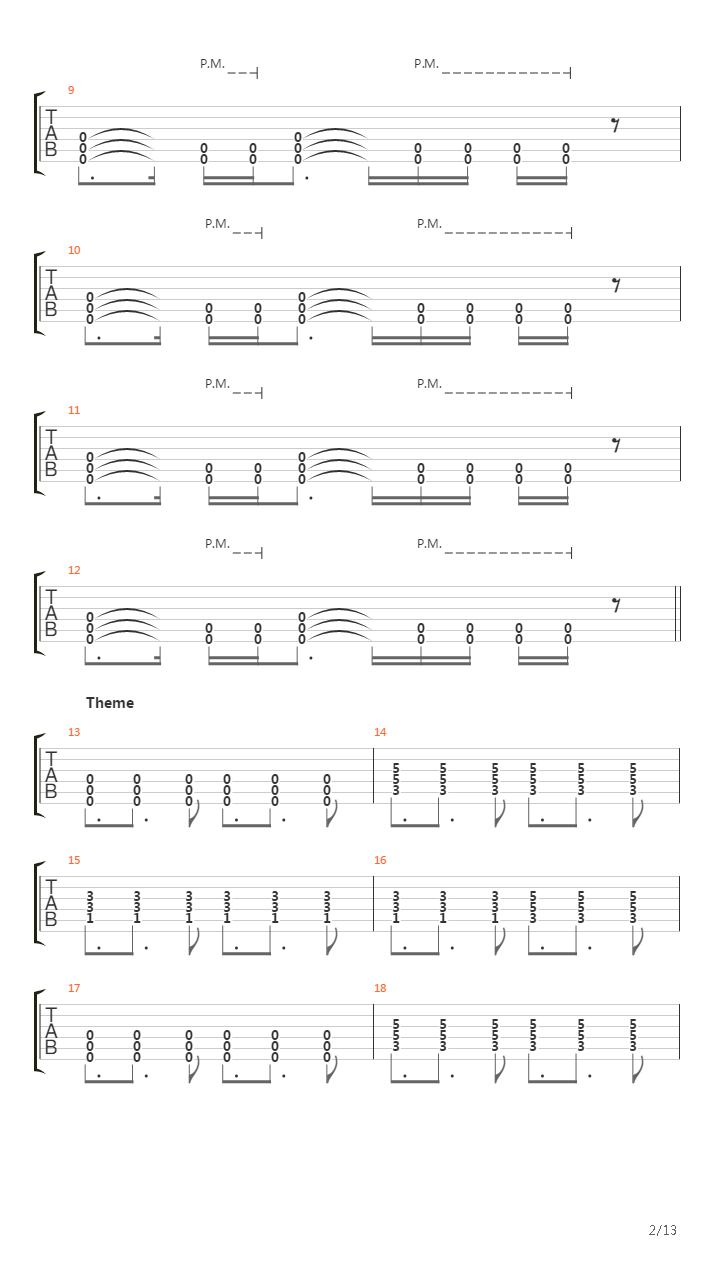 Chapter Four吉他谱