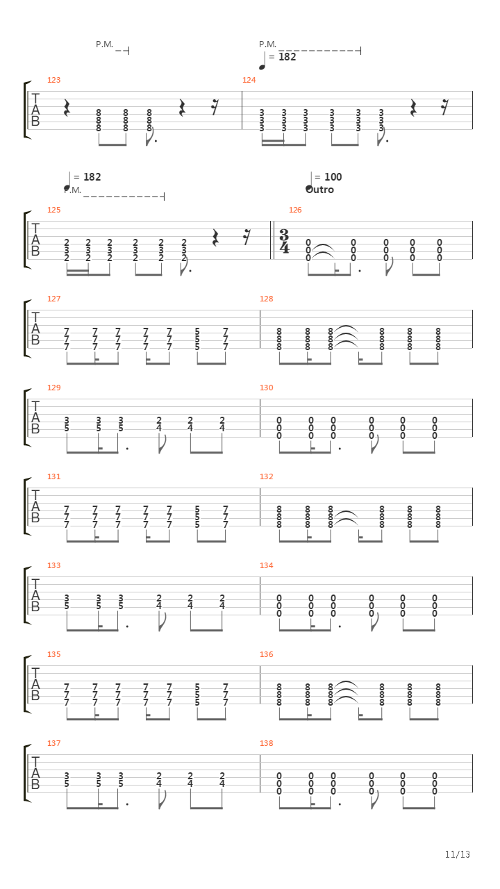 Chapter Four吉他谱