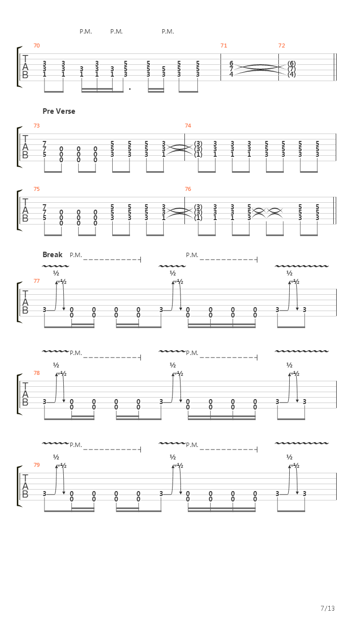 Chapter Four吉他谱