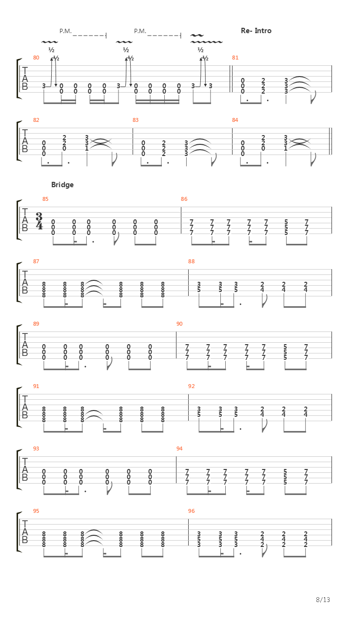 Chapter Four吉他谱