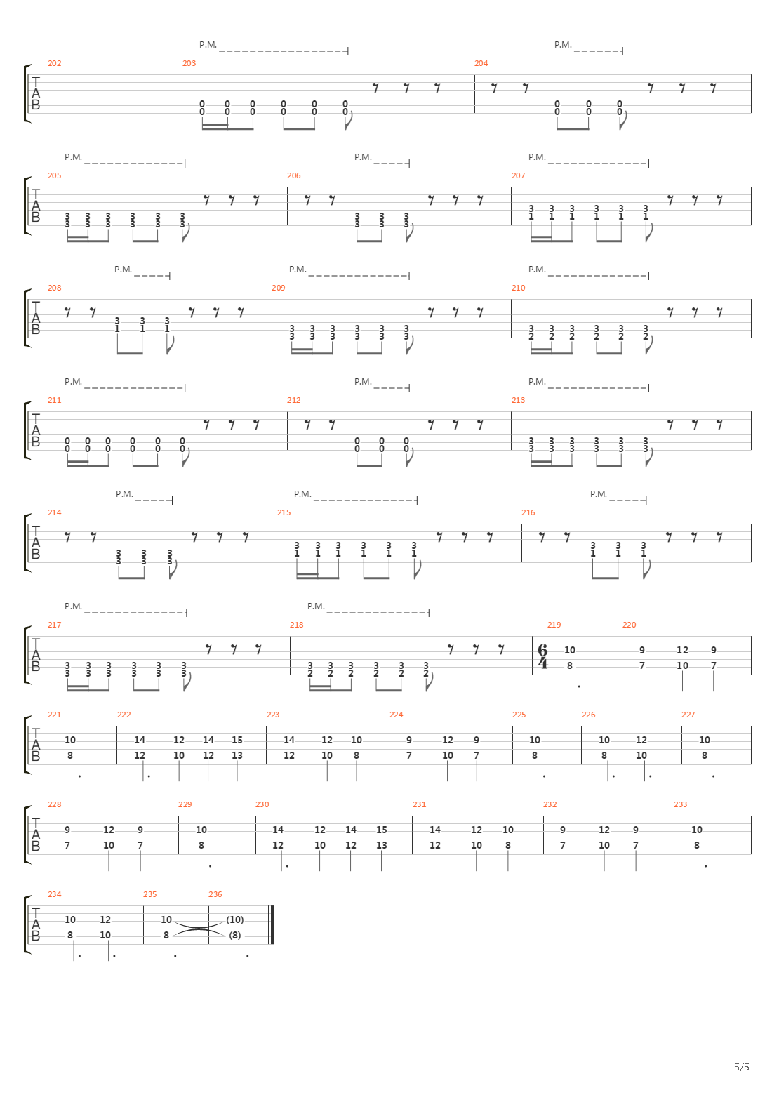 Chapter Four吉他谱