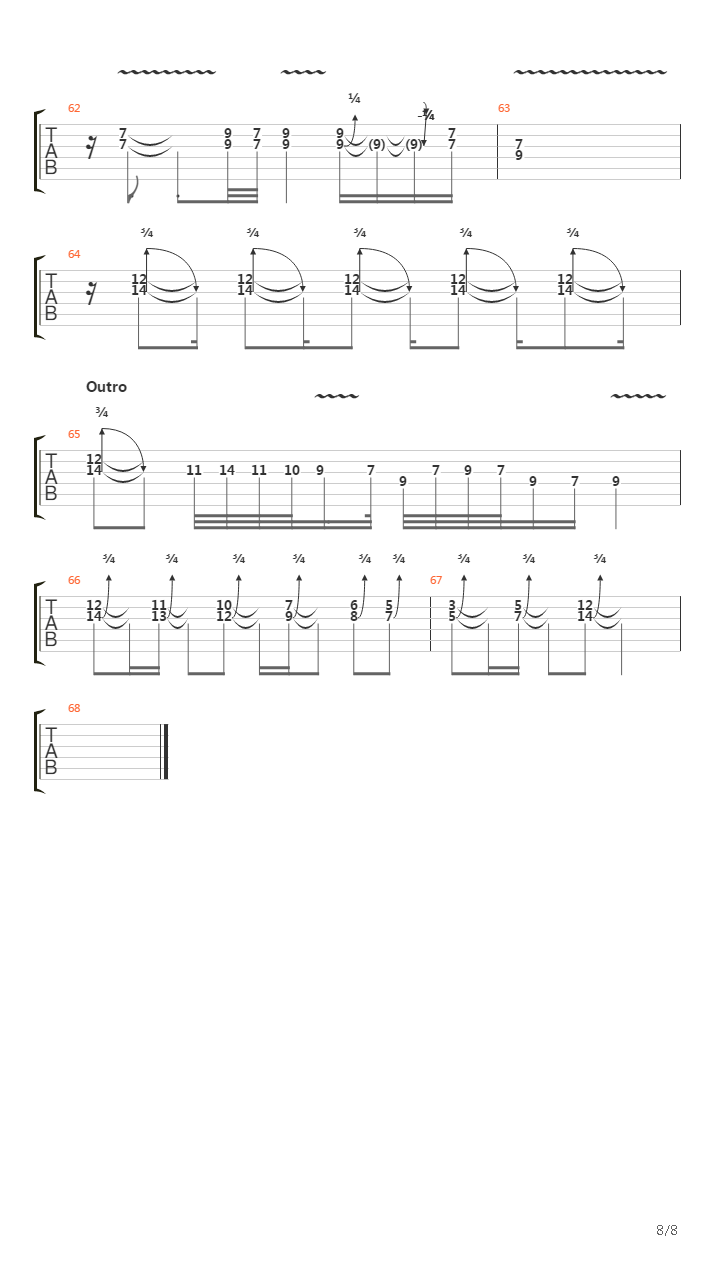 Doing Time吉他谱