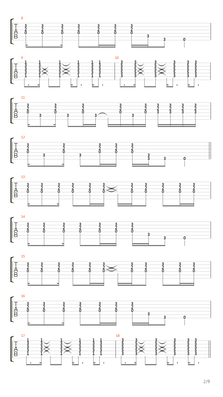 Gunslinger吉他谱