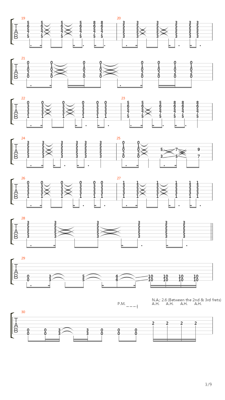 Gunslinger吉他谱