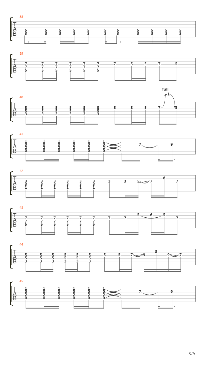 Gunslinger吉他谱