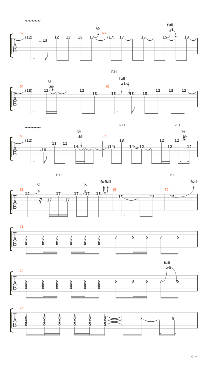 Gunslinger吉他谱