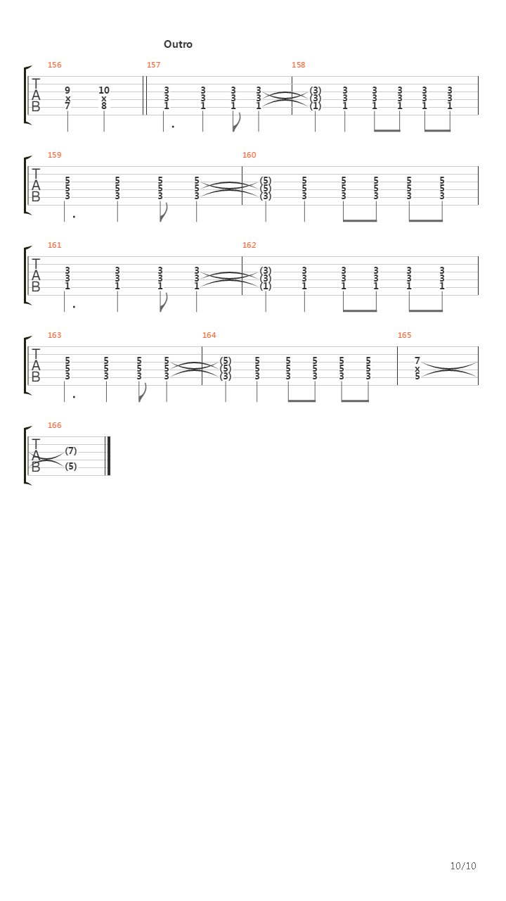 Gunslinger吉他谱