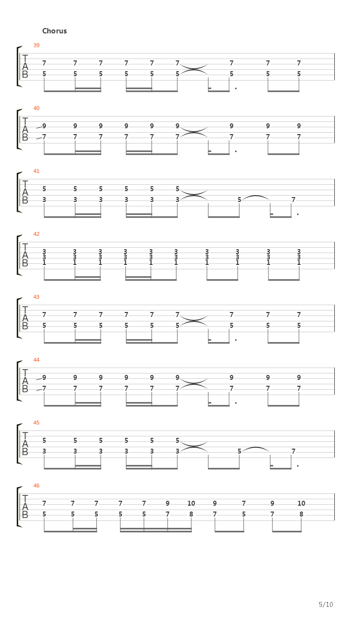 Gunslinger吉他谱