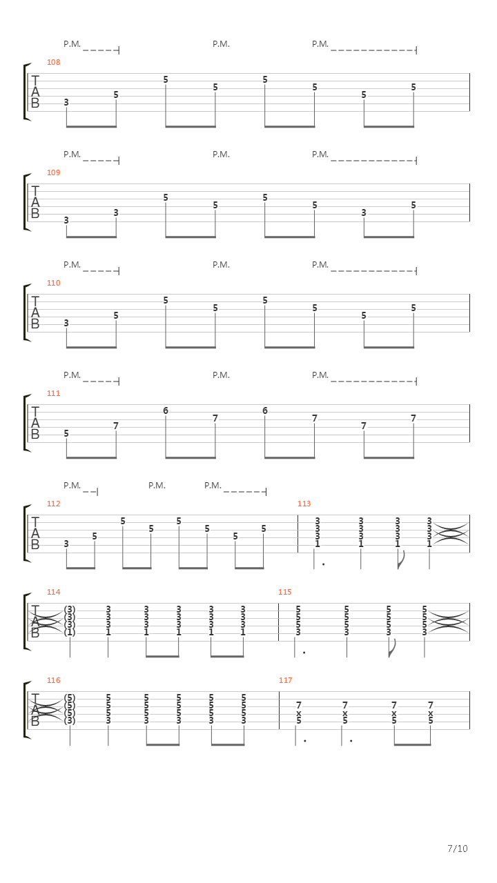 Gunslinger吉他谱