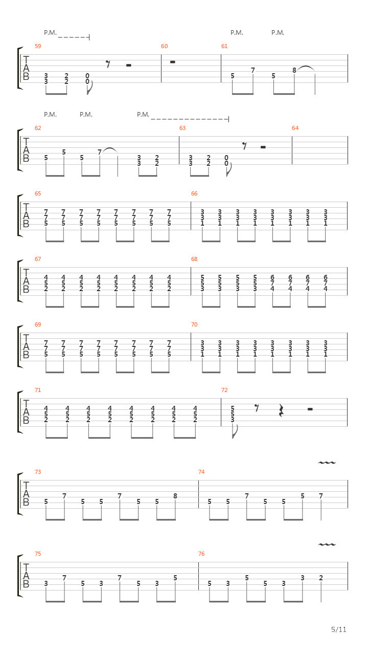 Heretic吉他谱