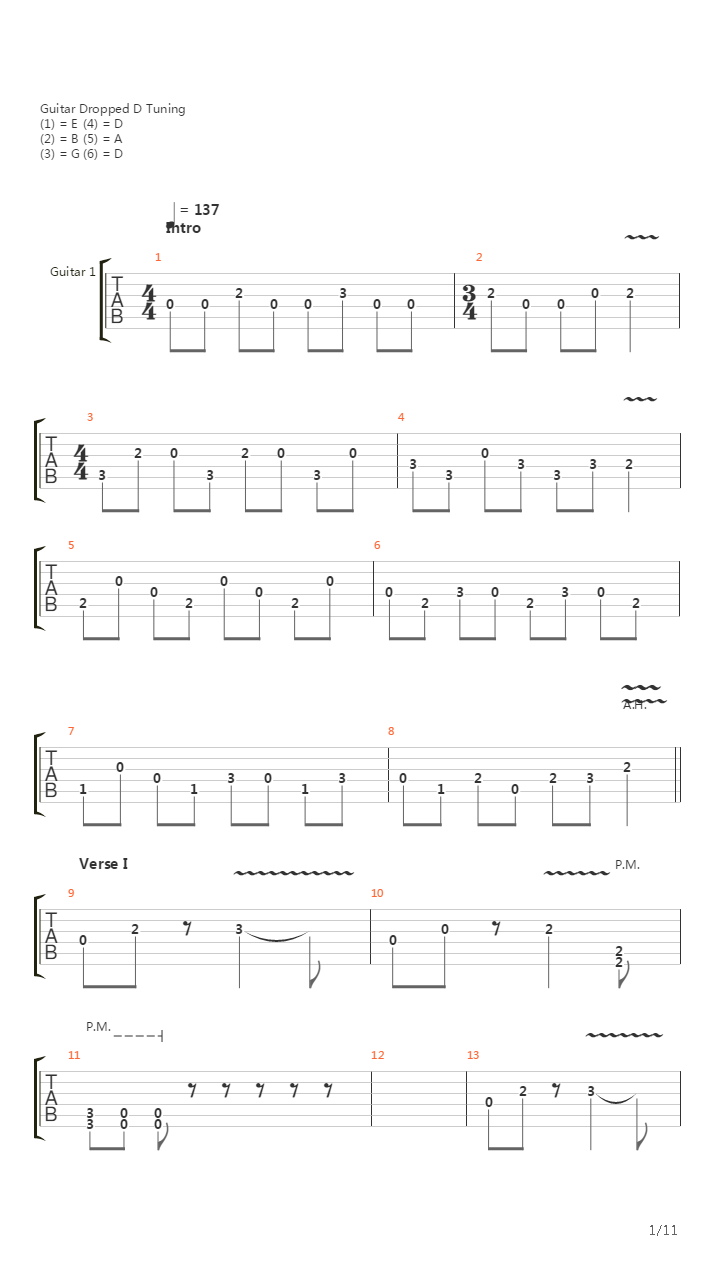 Heretic吉他谱