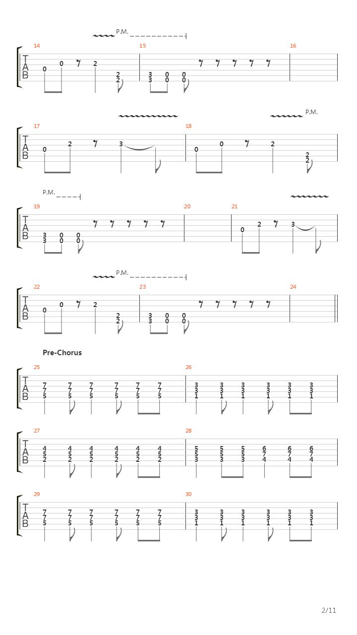 Heretic吉他谱