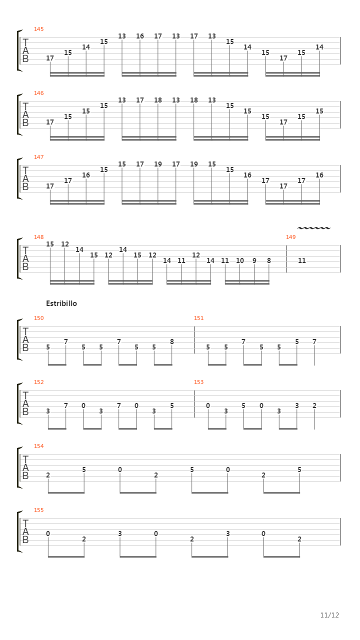 Heretic吉他谱