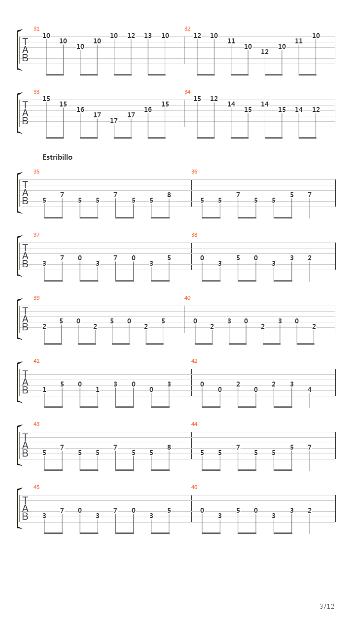 Heretic吉他谱