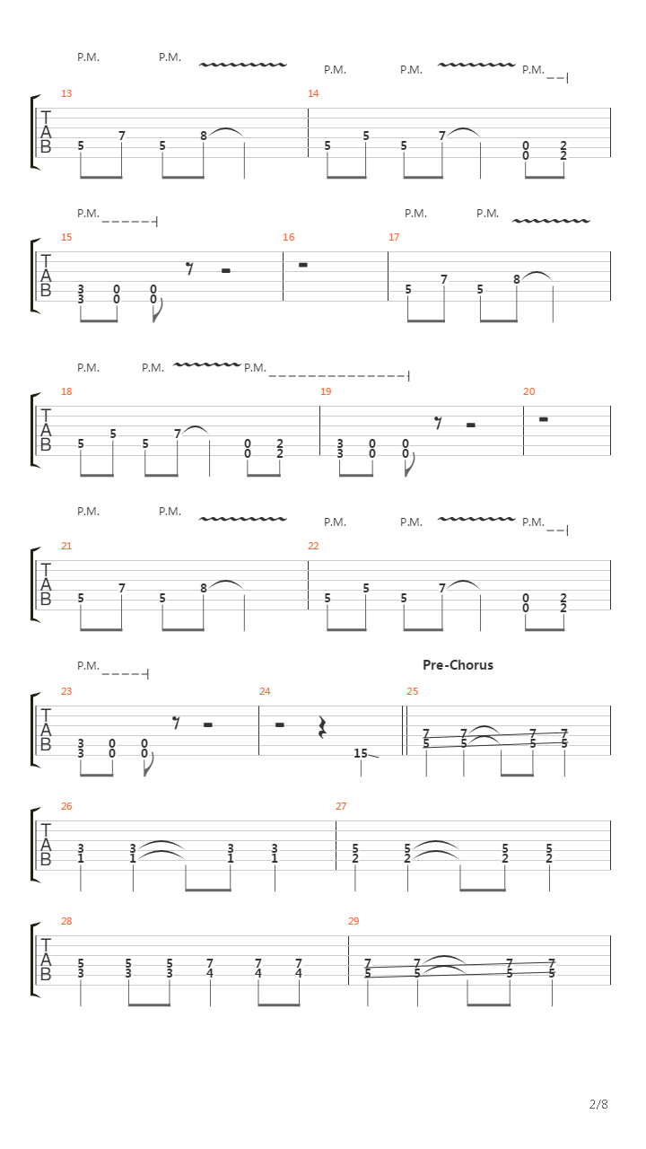 Heretic吉他谱