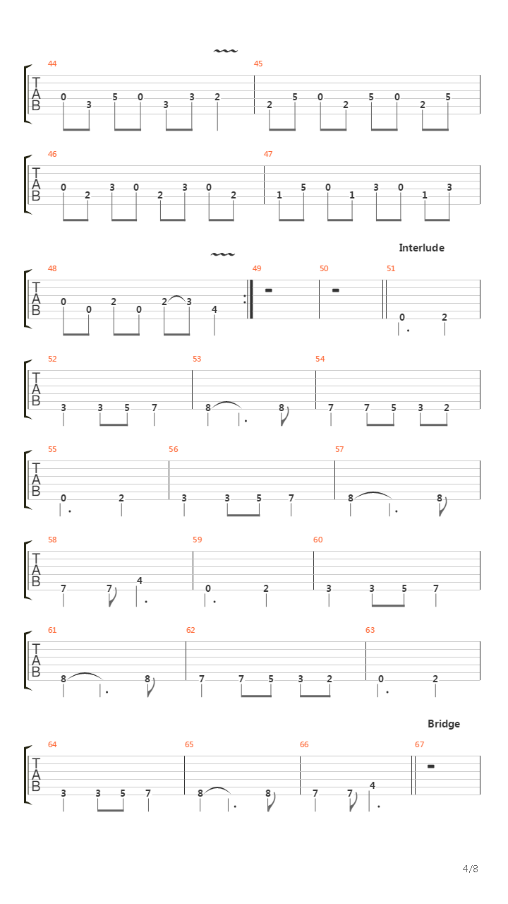 Heretic吉他谱