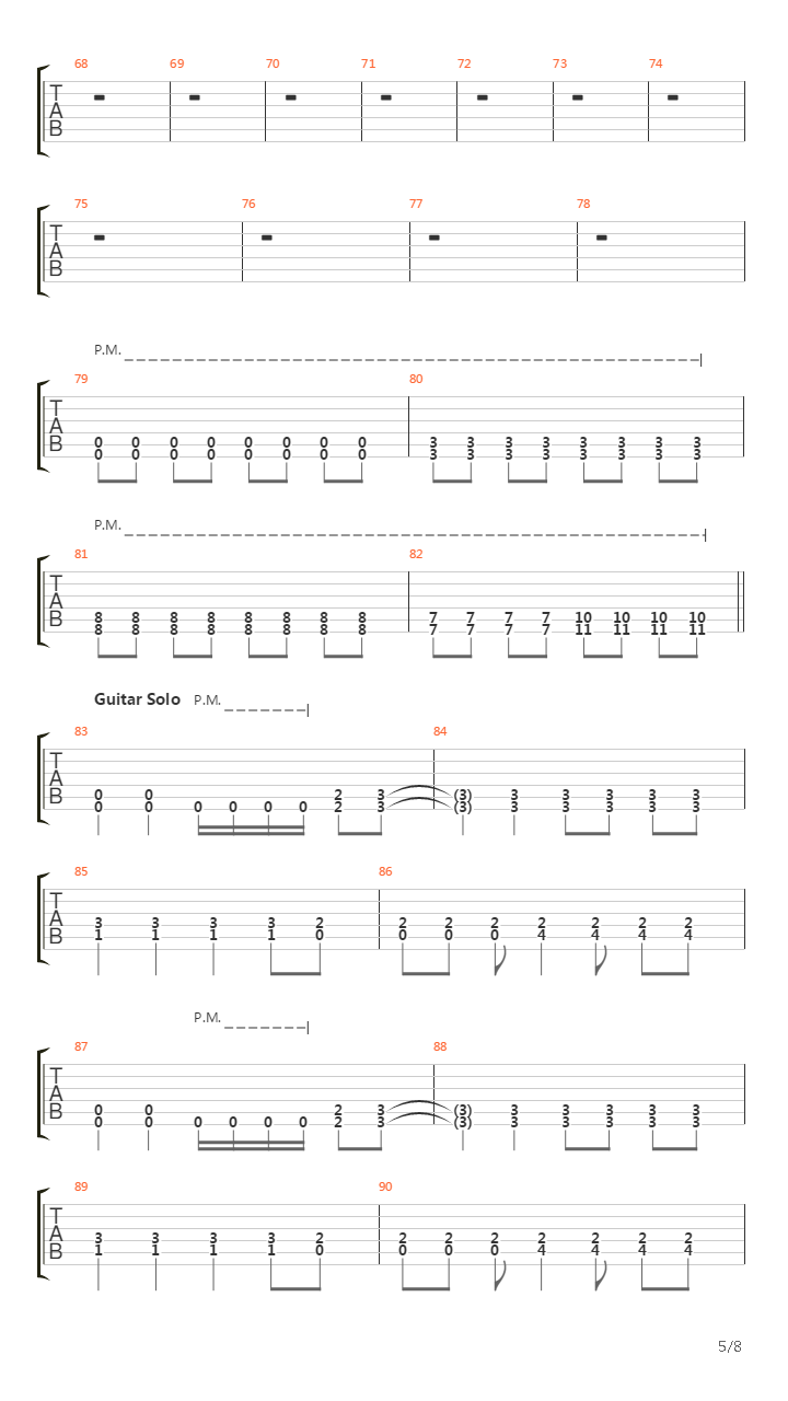 Heretic吉他谱