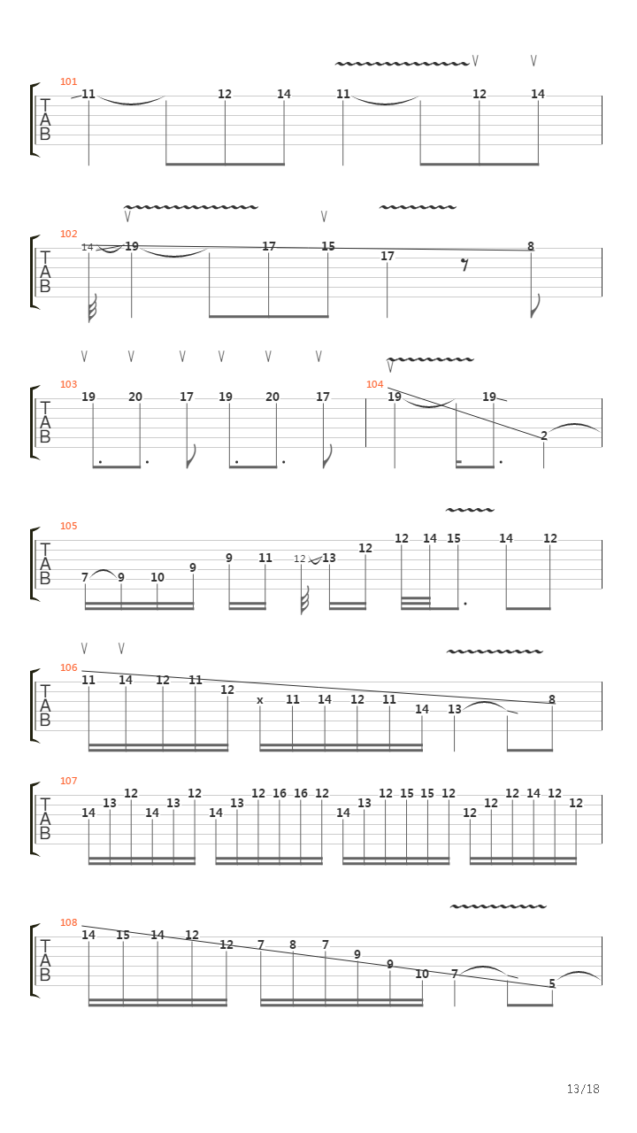 Hail To The King(12)吉他谱