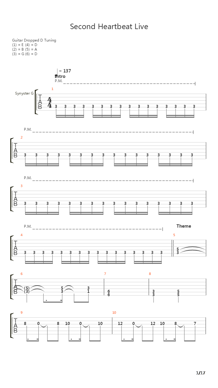 Second Heartbeat吉他谱