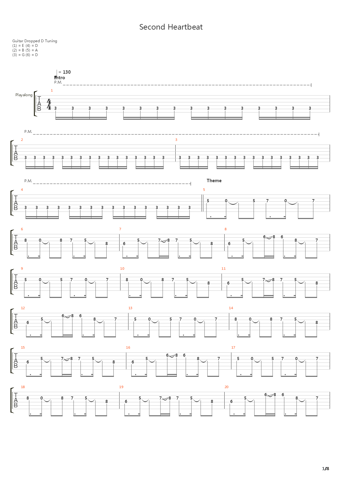 Second Heartbeat吉他谱