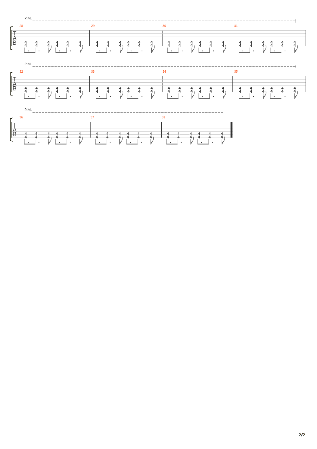 Waking The Fallen吉他谱