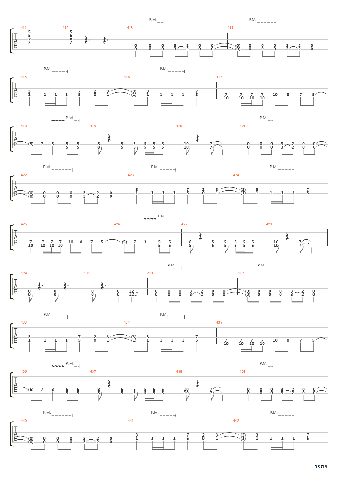 Waking The Fallen吉他谱