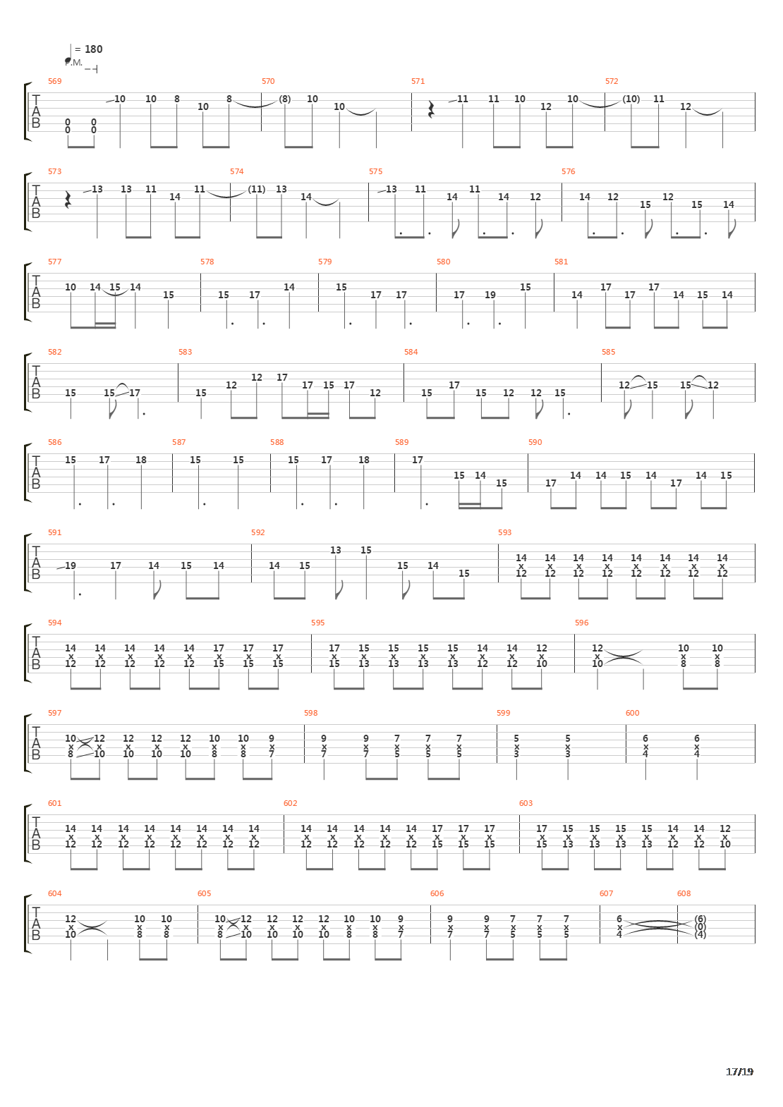 Waking The Fallen吉他谱