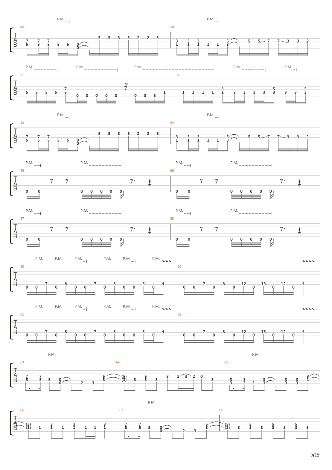 Waking The Fallen吉他谱