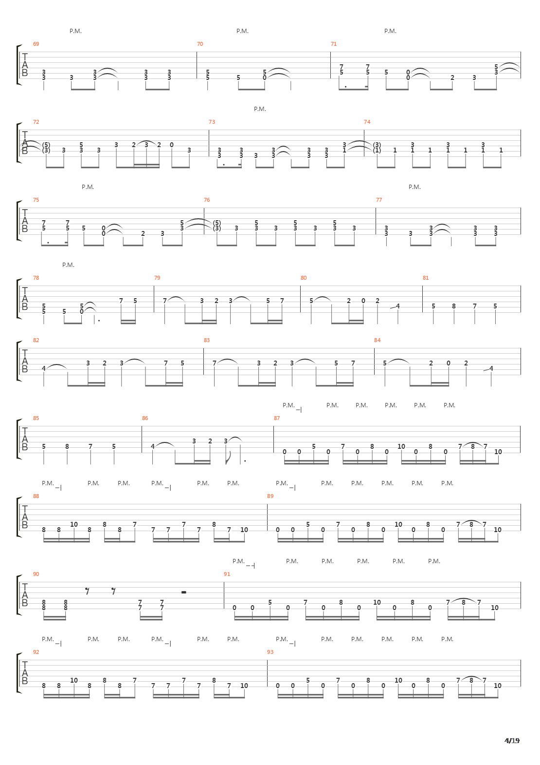 Waking The Fallen吉他谱