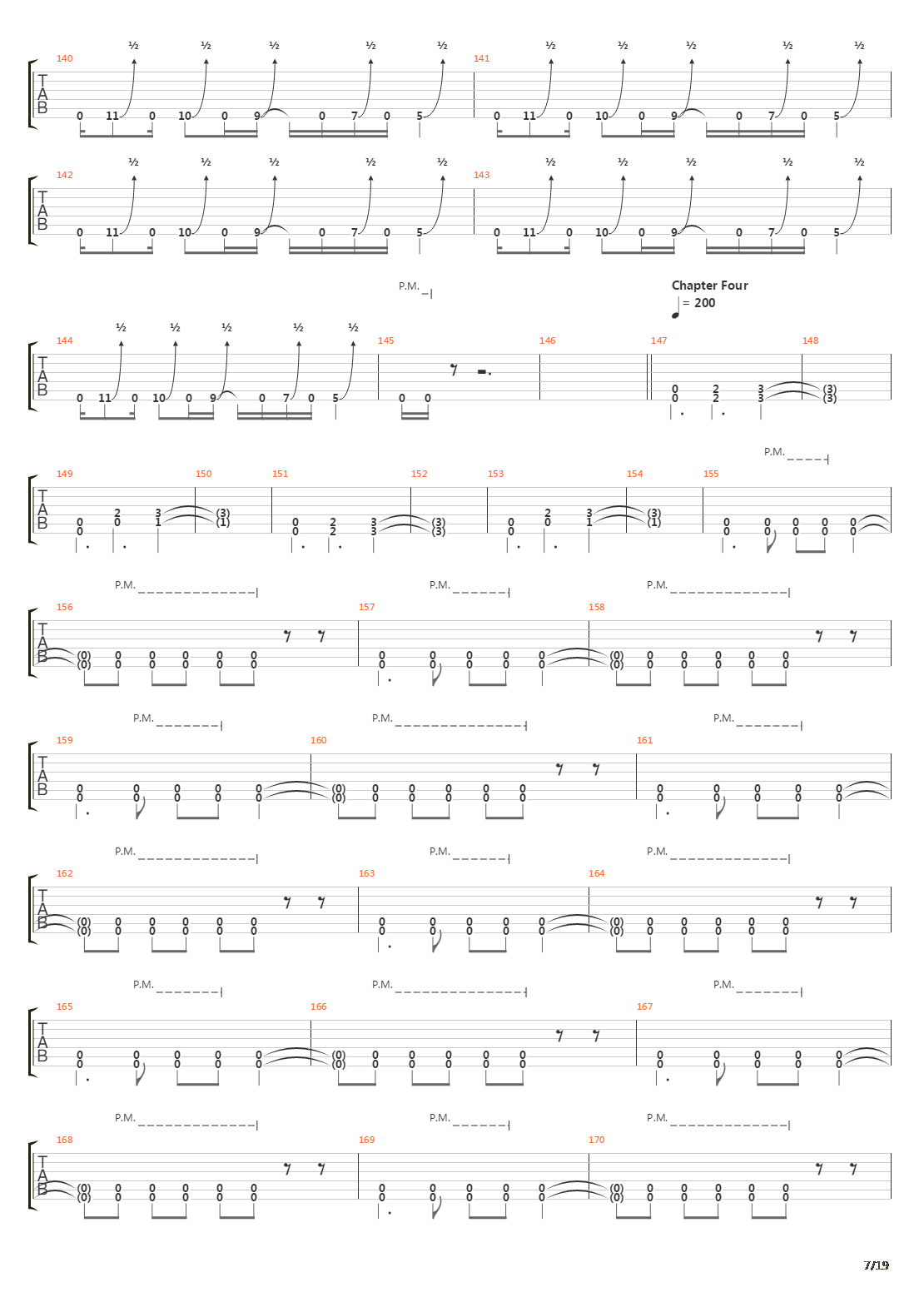 Waking The Fallen吉他谱