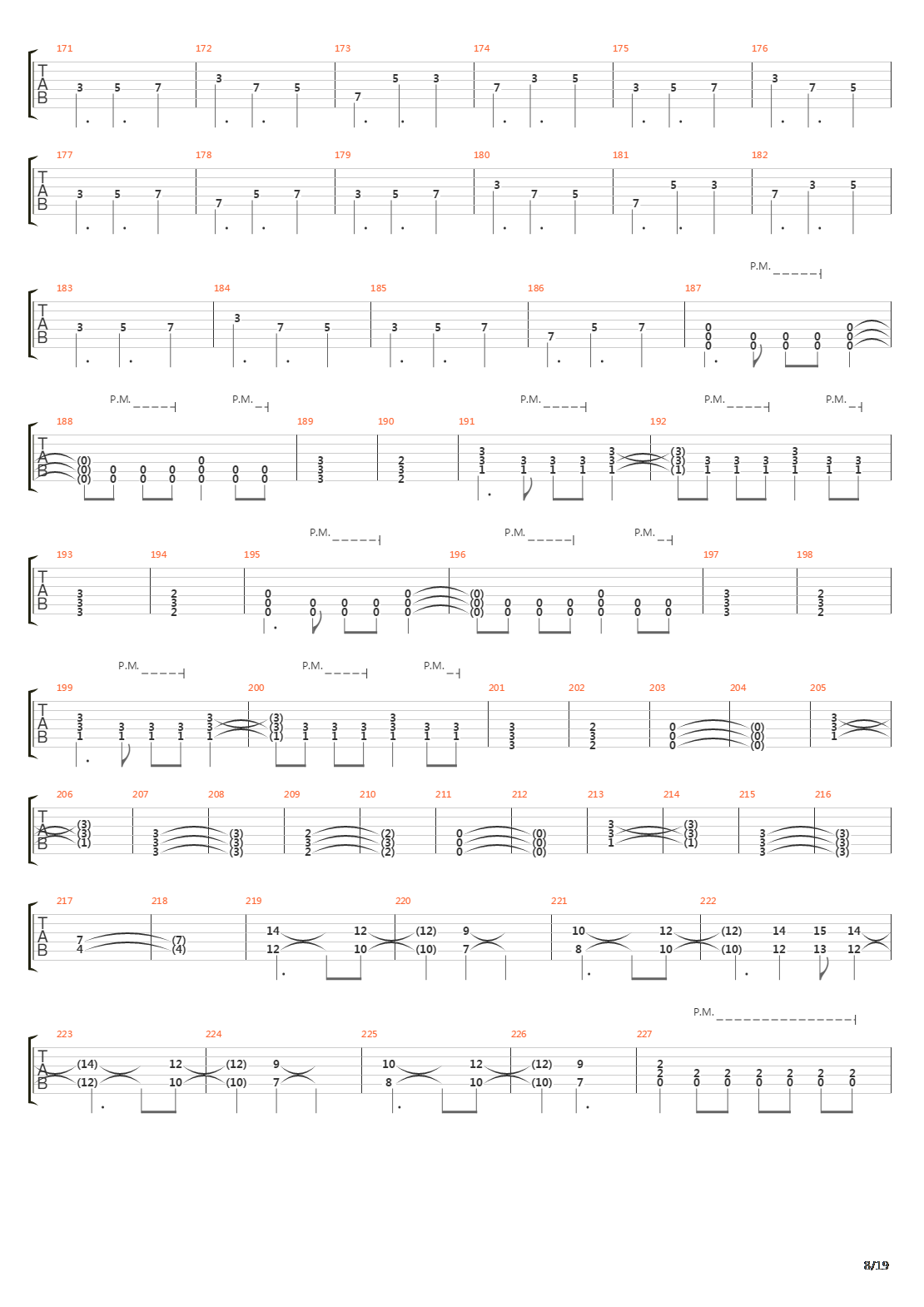 Waking The Fallen吉他谱