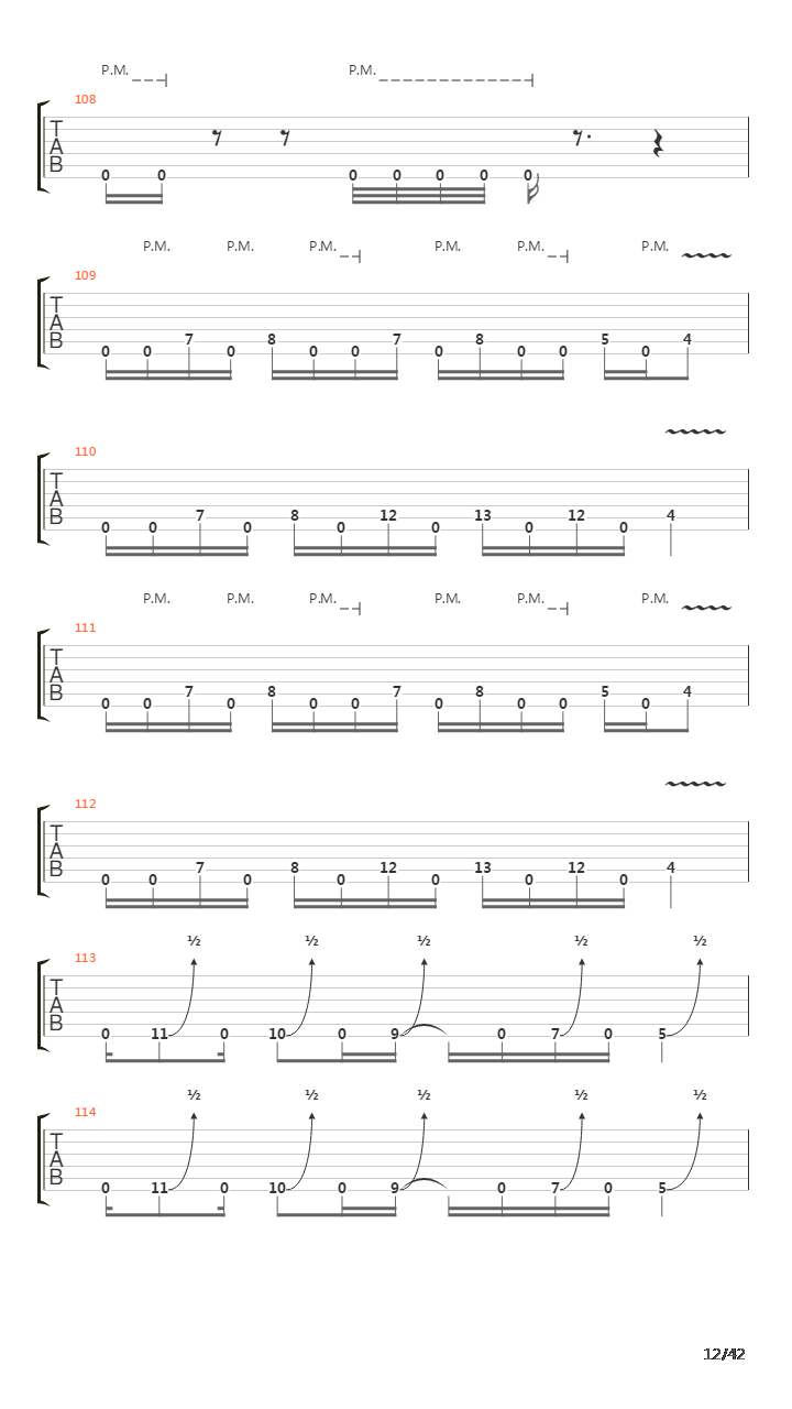 Waking The Fallen吉他谱