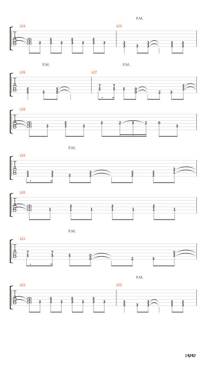 Waking The Fallen吉他谱