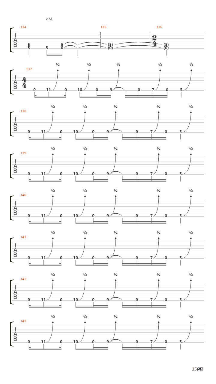 Waking The Fallen吉他谱