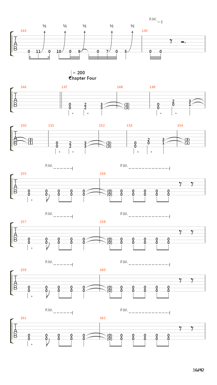 Waking The Fallen吉他谱