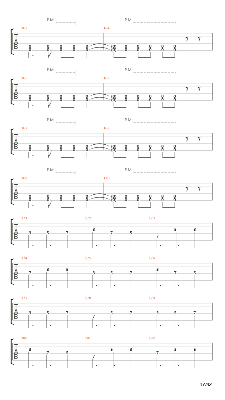 Waking The Fallen吉他谱