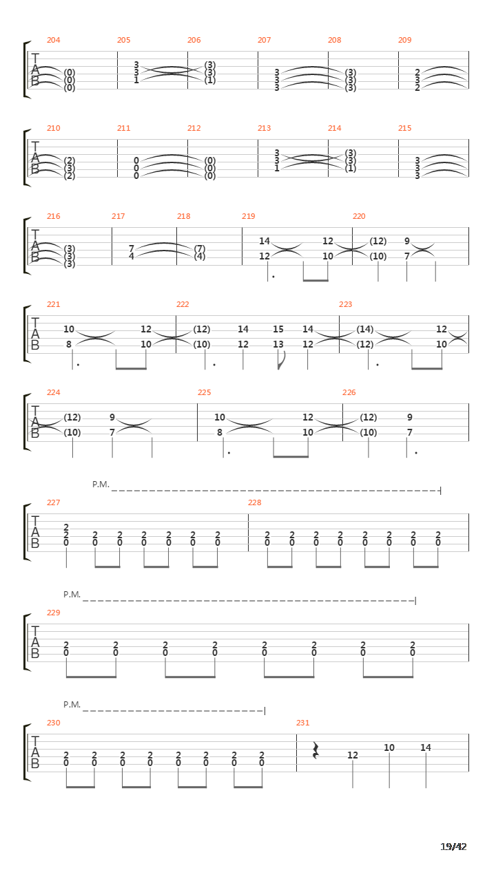 Waking The Fallen吉他谱